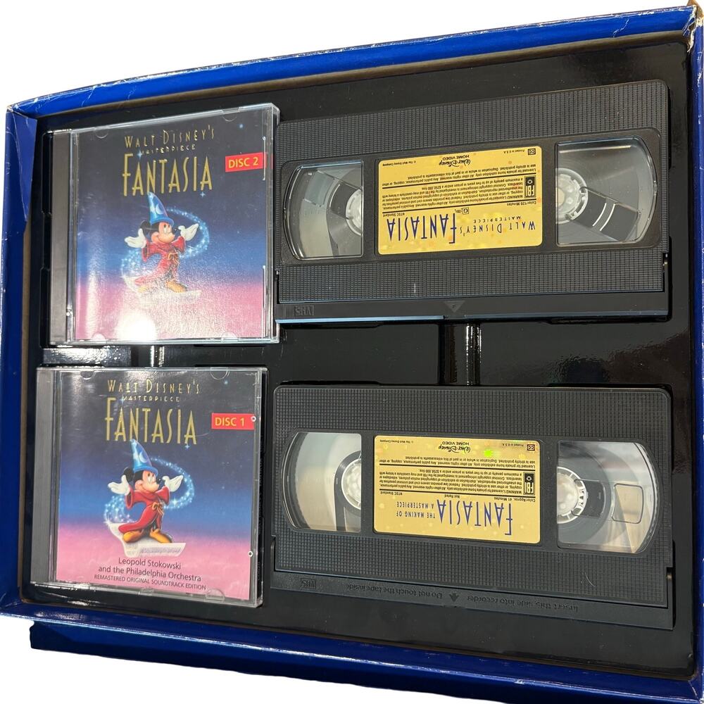 Vintage Walt Disney's Masterpiece Fantasia Deluxe Collector's Edition Box Set 91